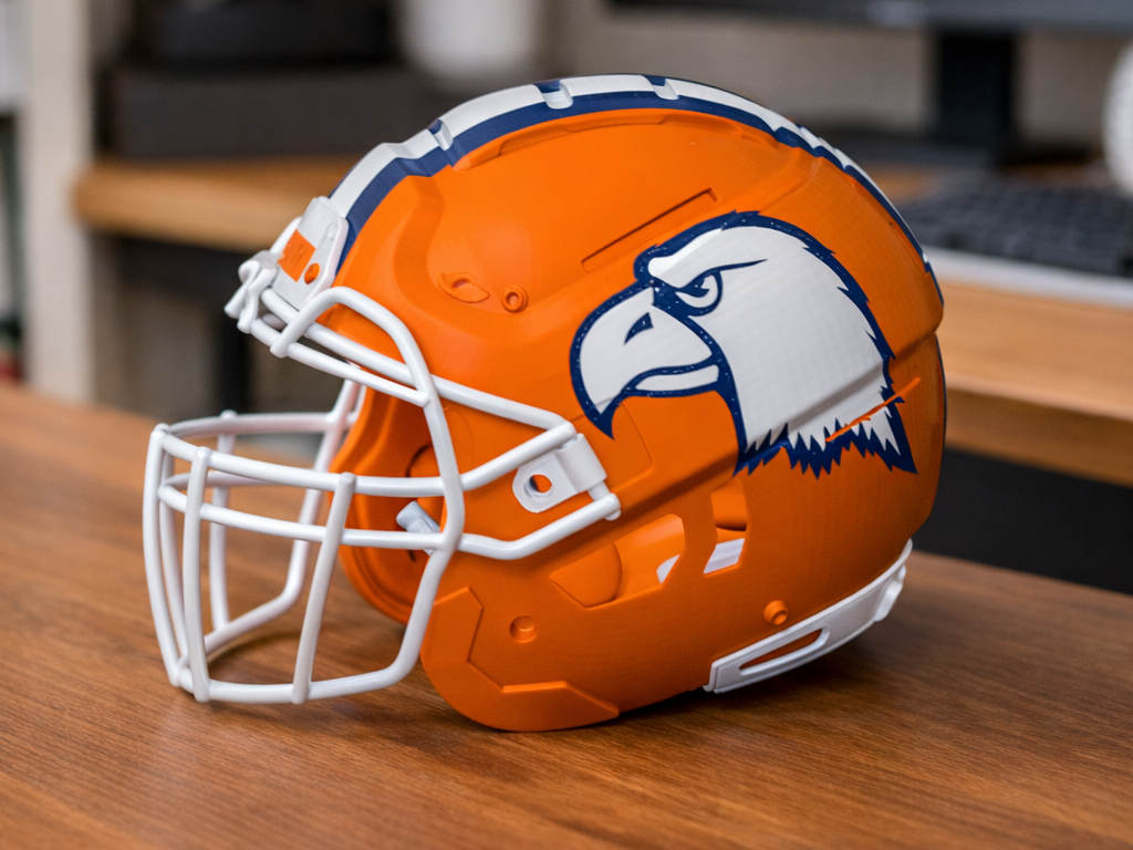 Carson-Newman Eagles Football Helmet - F7 Style