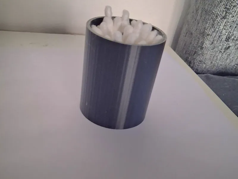 Q-tip travel holder