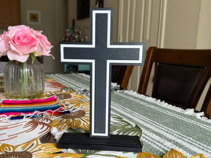 Double Side Jesus Cross Decoration