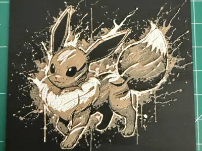 Eevee_HueForge_Border & No Border