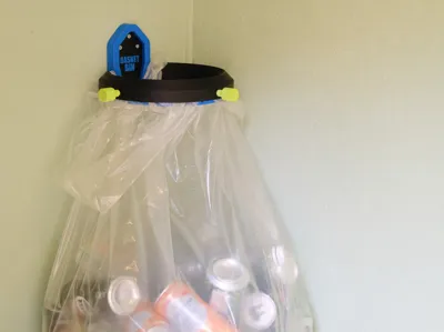BasketBin - Wall Mounted Trash Bag Holder