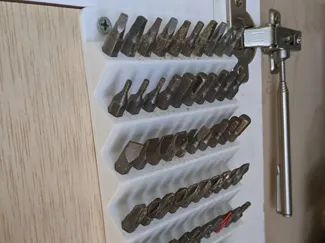 Hex Bit Holders - Wall Mounted Shop Organization