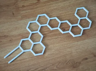Honeycomb flower support