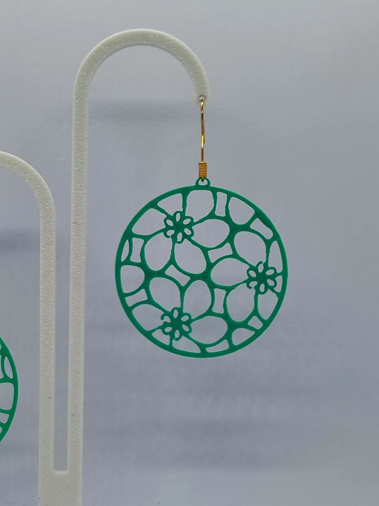 Aretes Jardín Esmeralda view 4