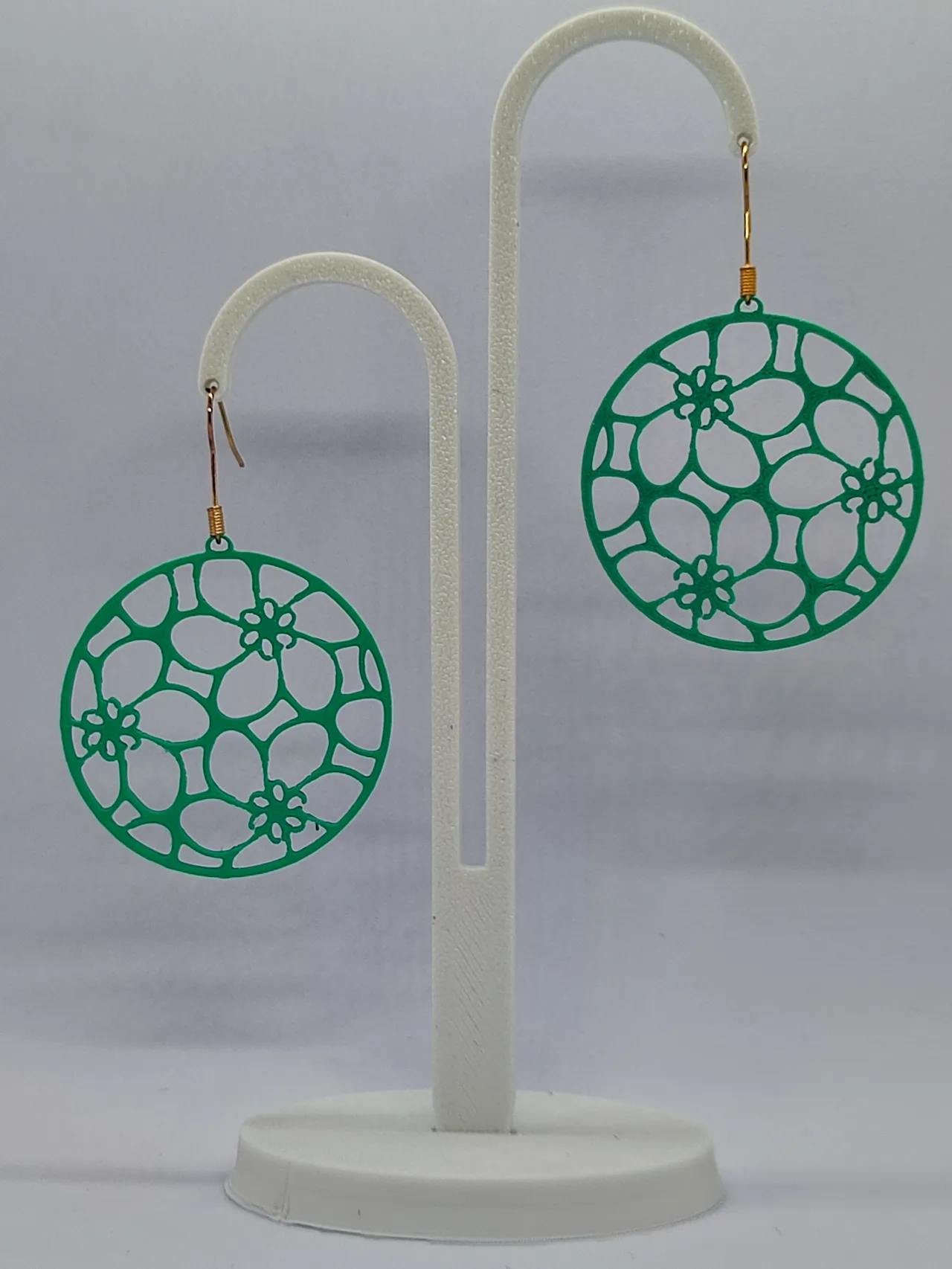 Aretes Jardín Esmeralda view 3