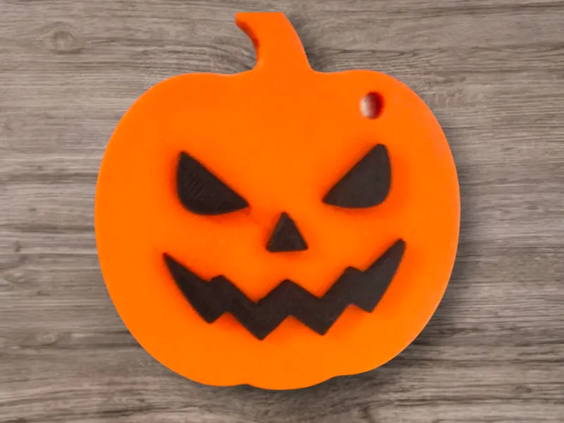 pumkin keychain or magnet 10x3mm