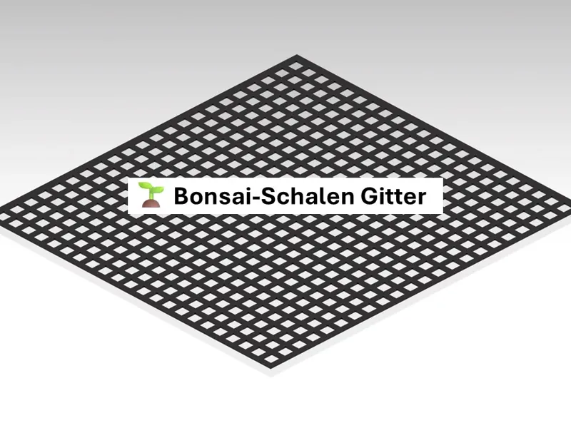 Bonsai-Schalen Gitter– Drainagegitter zuschneidbar