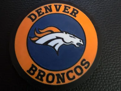Denver Broncos Drink Coaster