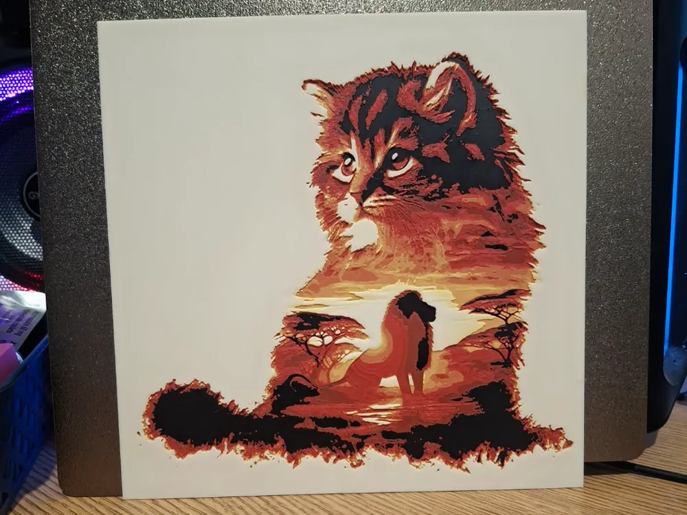 Heart of a lion - hueforge