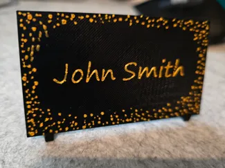 Wedding place card