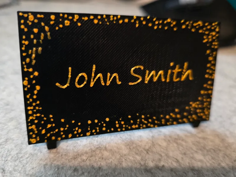 Wedding place card