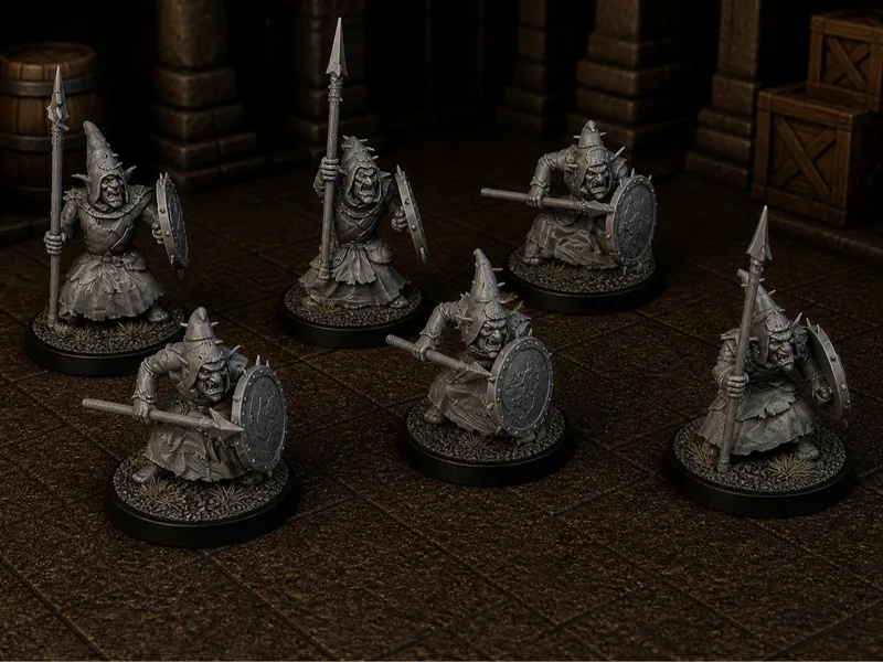 Moon Crazed Cave Spearmen Goblin Skewer Set