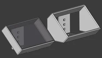 Screen Holder for Renogy 500A battery monitor