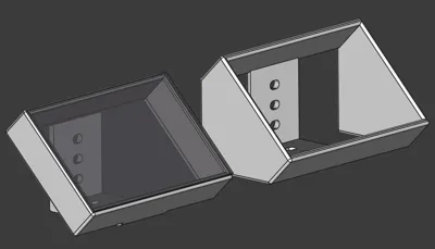 Screen Holder for Renogy 500A battery monitor