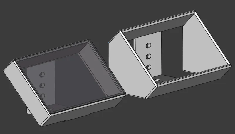 Screen Holder for Renogy 500A battery monitor