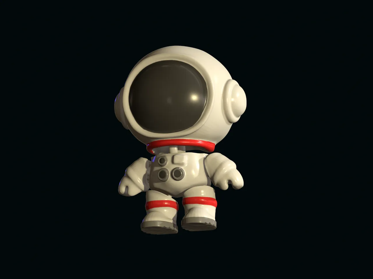 Cute Articulated Astronaut I "old" version view 4