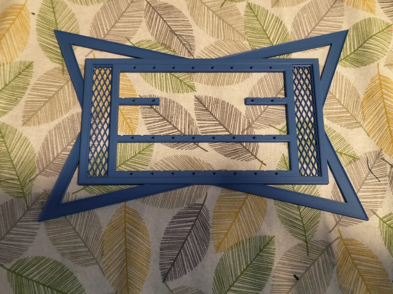Mid century modern shadow box earring holder view 2