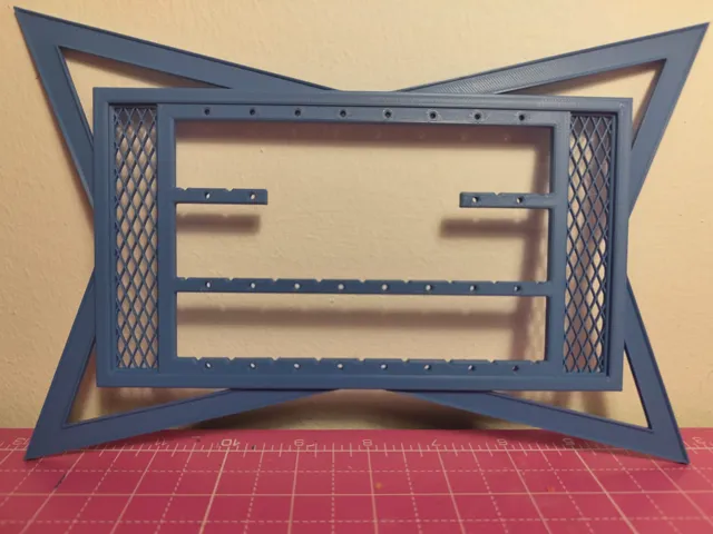 Mid century modern shadow box earring holder