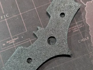 Batarang Box Cutter - remix with magnet 6x3, 10x3