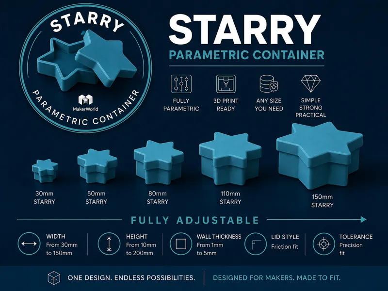 Starry - Parametric Star Container