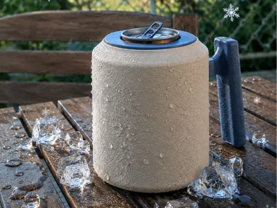 Refrigerated can holder