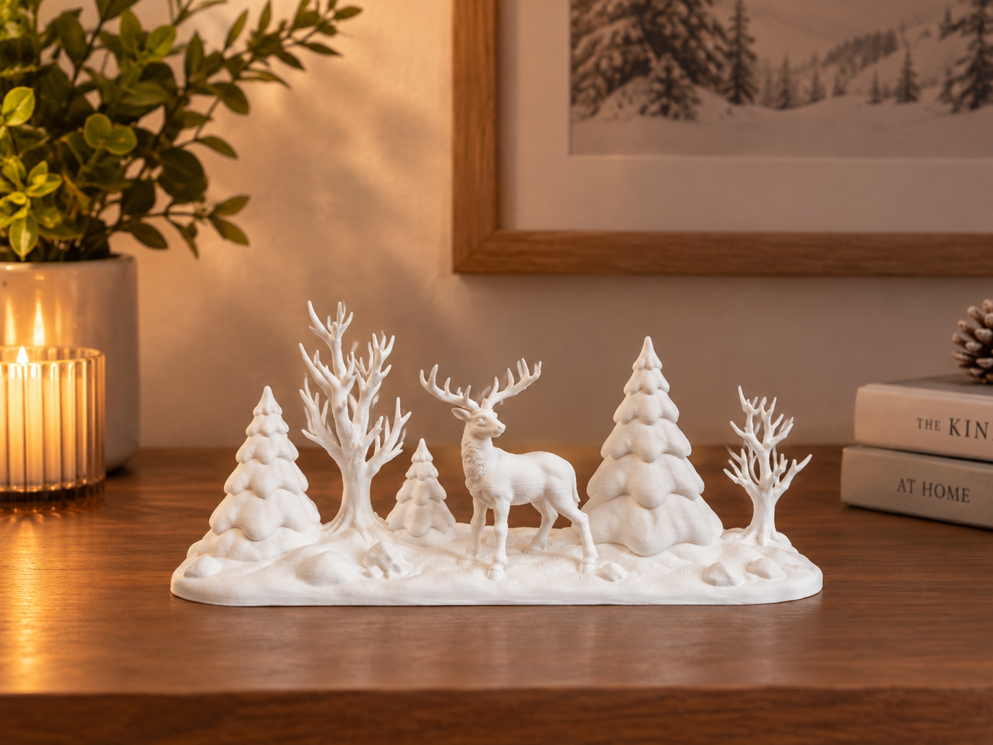 Winter Scene – 3D Christmas Decoration - 1