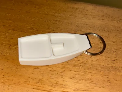 Boat Optimist key ring 