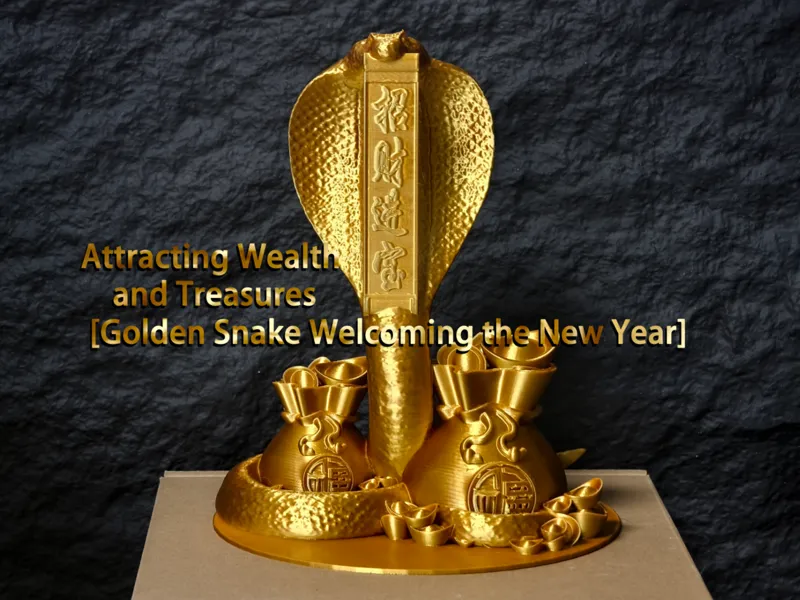 [Golden Snake Welcoming the New Year]