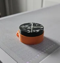 Field Hockey Stick Clicker Fidget Keychain