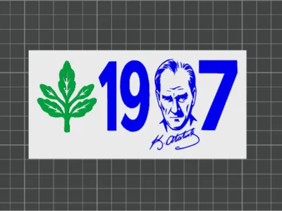 Fenerbahçe 1907 (With Atatürk Silhouette)