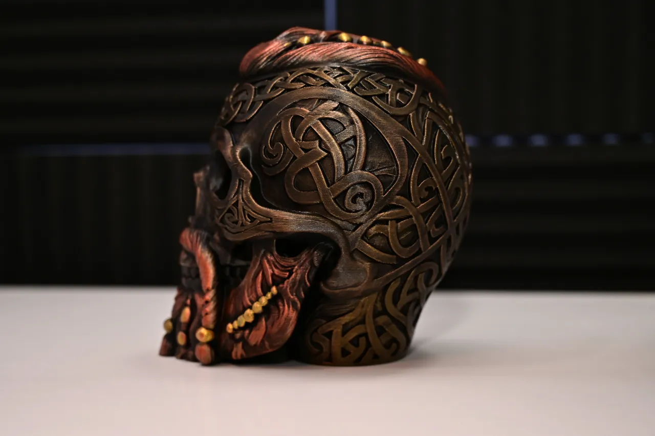 Viking Warrior Skull Wikinger Schädel view 4