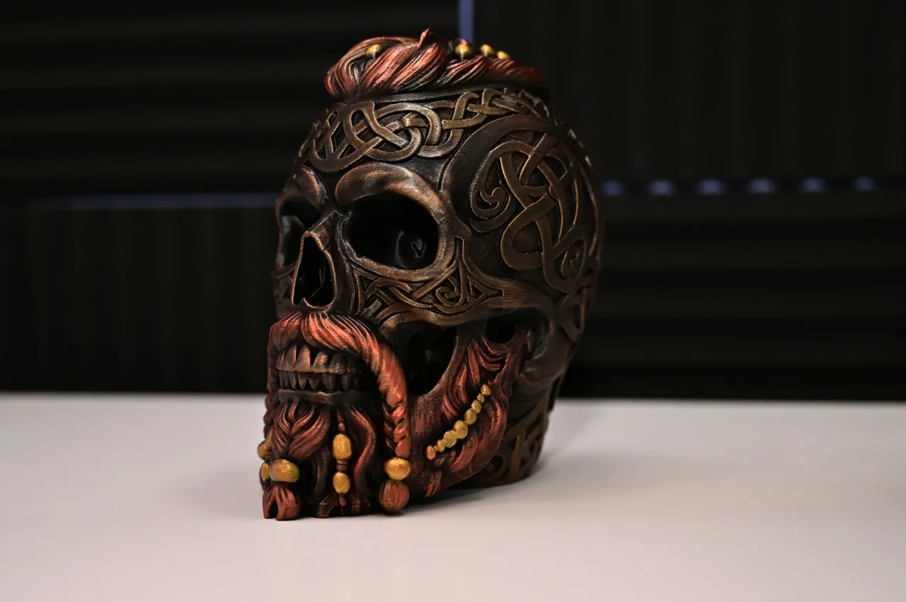 Viking Warrior Skull Wikinger Schädel view 3
