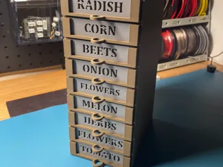 SEED PACKET STORAGE