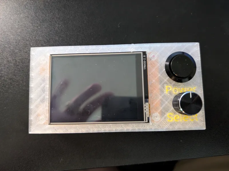 Cheap Yellow Display Box - Button + Rotary Encoder