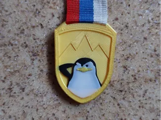 Medal of Honor with penguin