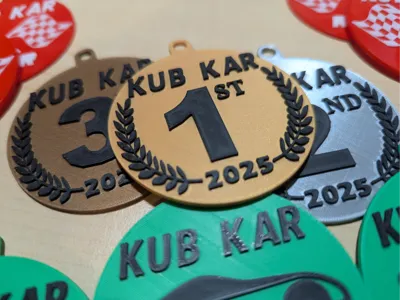Kub Kar Rally Race medals Scouts Canada