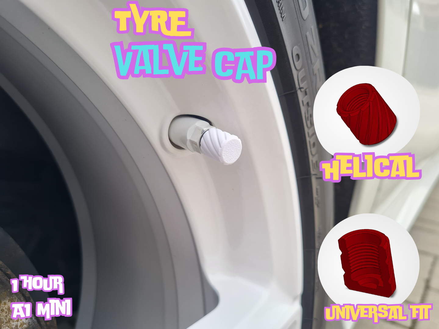 tyre valve cap - motorcycle, car, bicycle