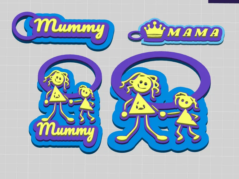mama mummy mum and daughter 
