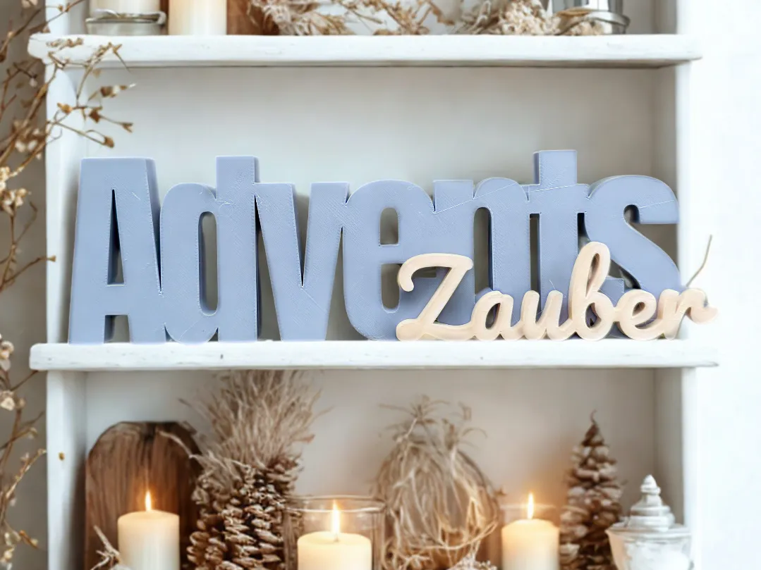 00098 Advent Magic Lettering - Free 3D Print Model - MakerWorld
