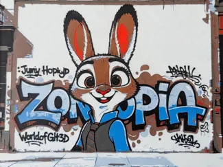 Street Art Judy Hopps