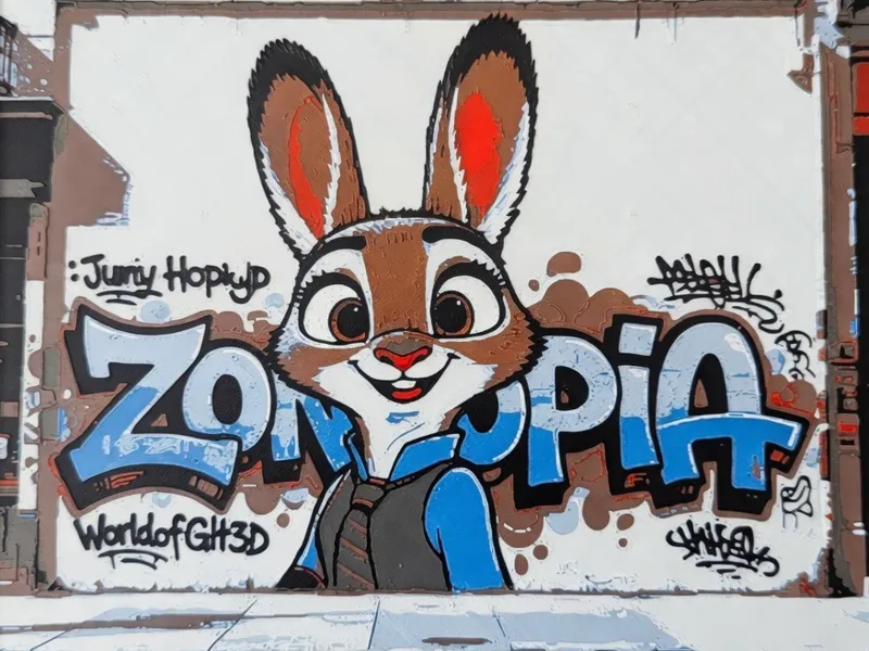 Street Art Judy Hopps