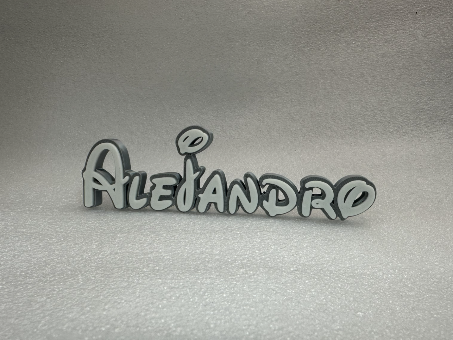 Disney Theme 3D Name Decor Sign Alejandro