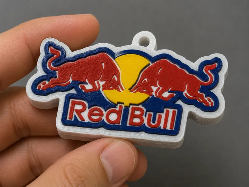 Red Bull Energy Logo abrelata llavero destapador
