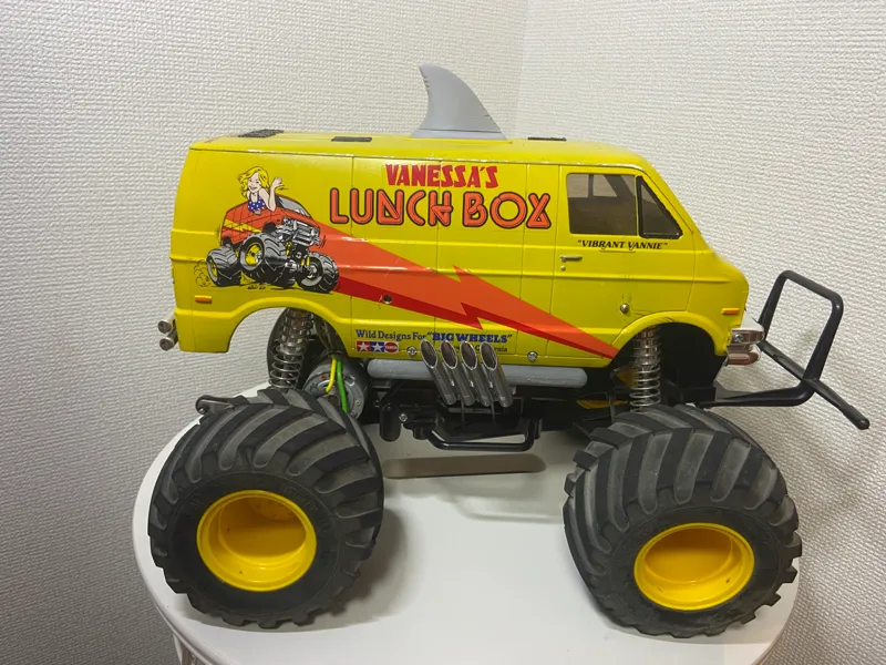 自作 CW-01 ランチボックス対応 リアルシャークフィン ルーフカスタムパーツ