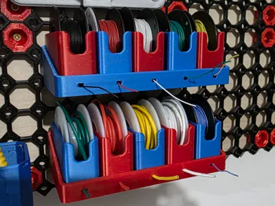 Multiboard Wire Spool Shelf