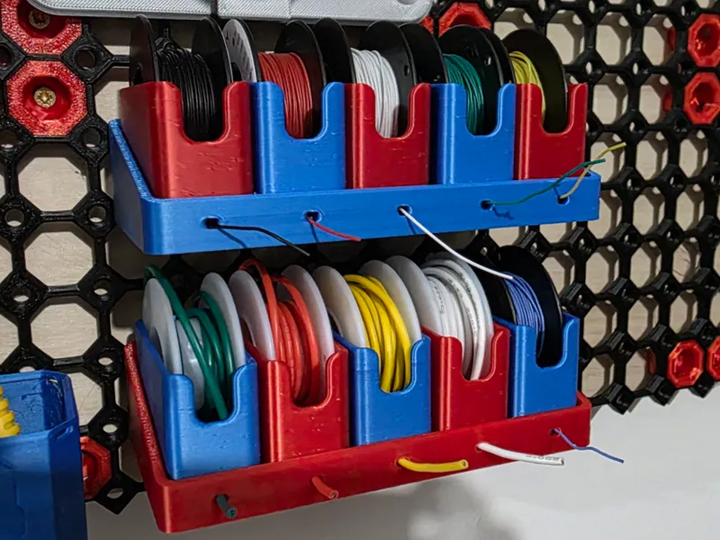 Multiboard Wire Spool Shelf
