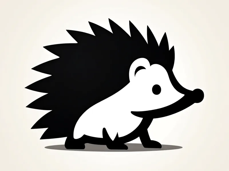 Cute hedgehog keychain