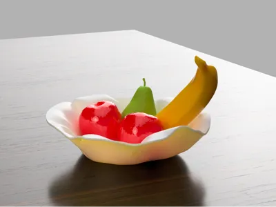 Abstract Fruit Bowl