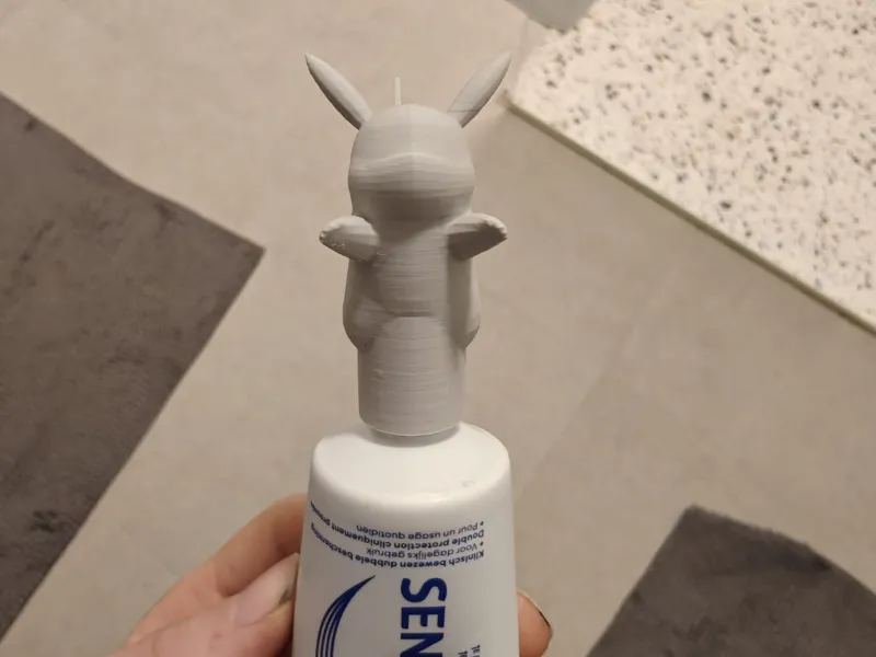 pikachu toothpaste cap