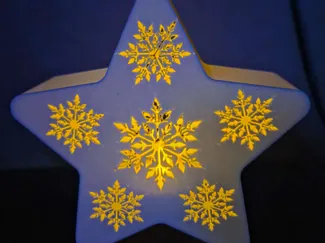 Teelichthalter Stern